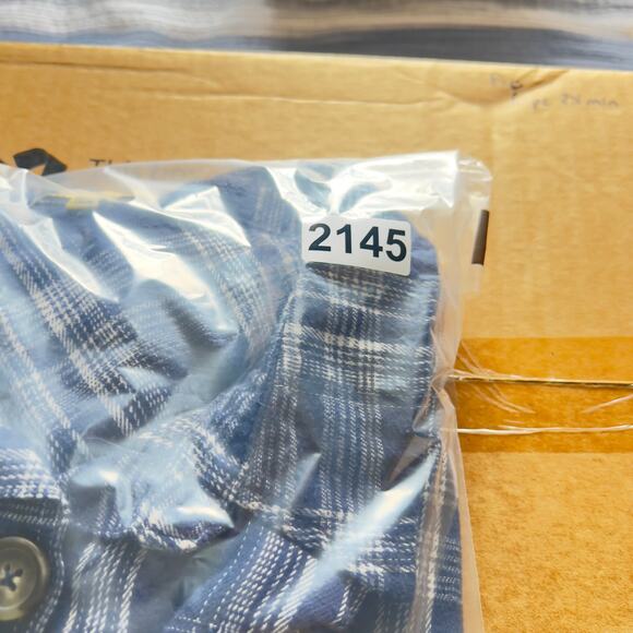 Democracy Button Shirt Woman Small Tunic Style Pockets Fringed Hem Thick Fabric - Picture 11 of 11